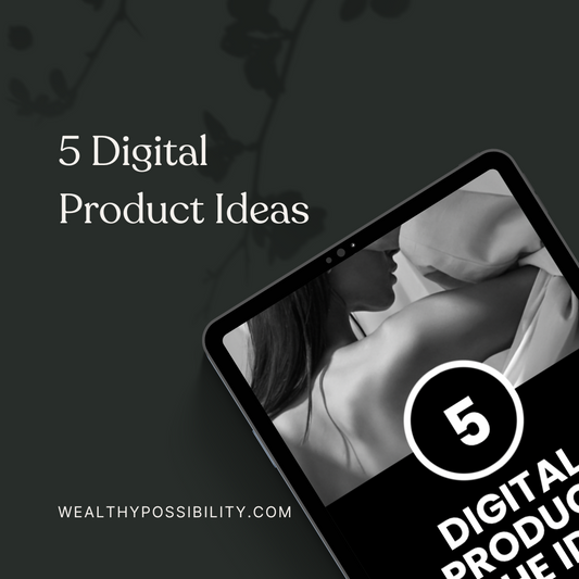 5 Digital Product Ideas (With Master Resell Rights)