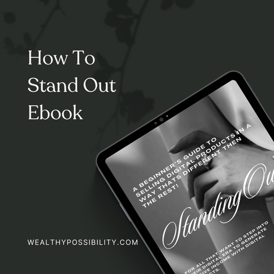Standing Out w/ Digital Products Ebook (Master Resell Rights )
